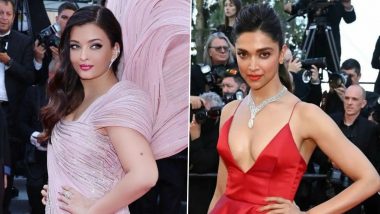 Cannes 2022 Aishwarya Rai and Deepika Padukone Red Carpet Look: ऐश्वर्या राय आणि दीपिका पदुकोणच्या रेड कार्पेटवरील लुकने चाहत्यांना पाडली भुरळ; पहा खास फोटोज